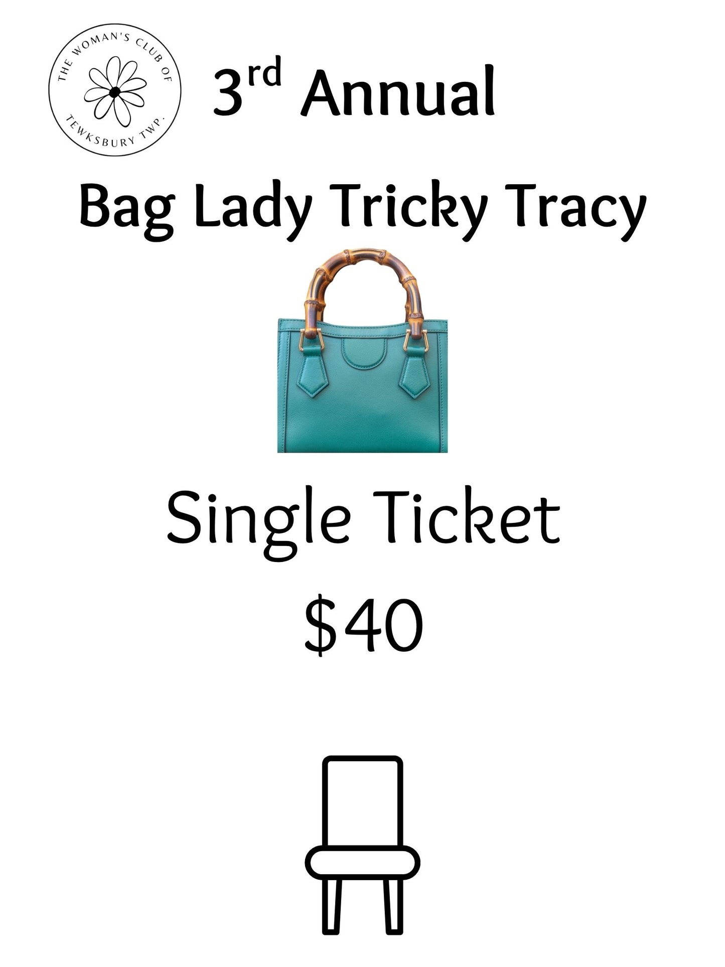 Bag Lady 2025 Entry Tickets - Singles and Tables!