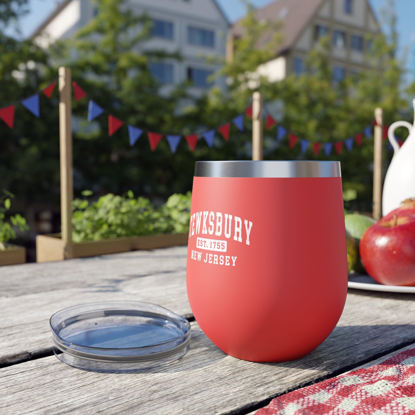 Copper Vacuum Insulated Cup, 12oz-Tewksbury Classic Design
