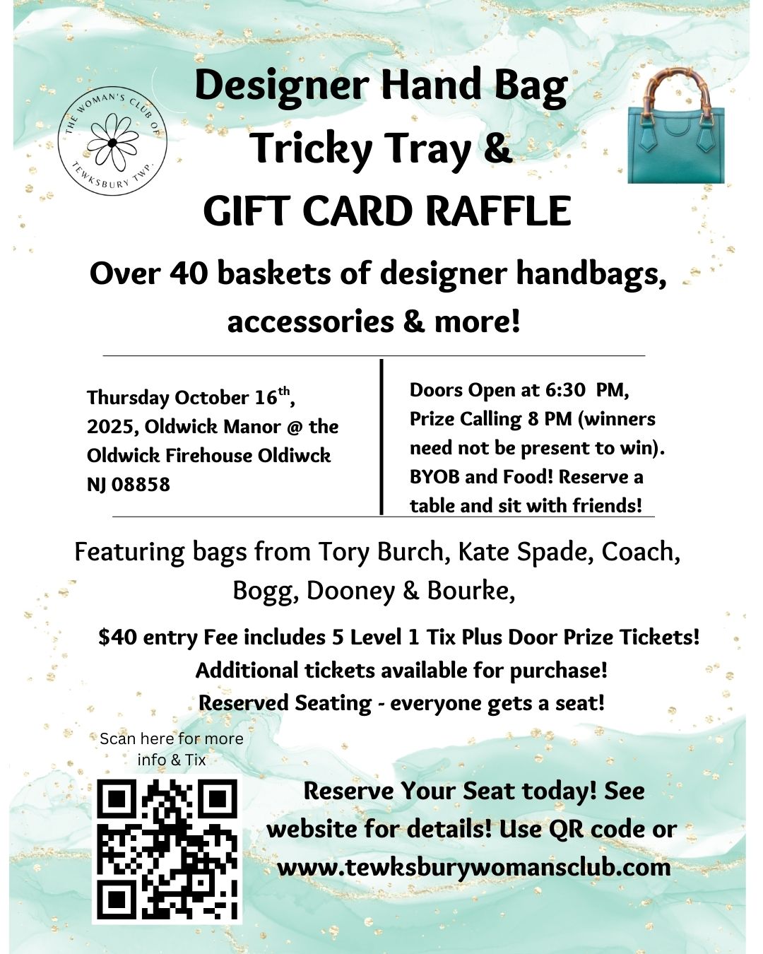 Bag Lady 2025 Entry Tickets - Singles and Tables!