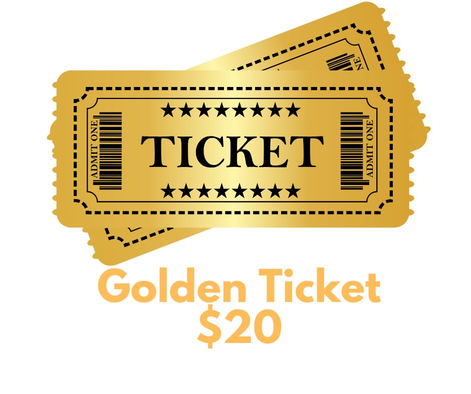 Golden Tricky Tray Ticket