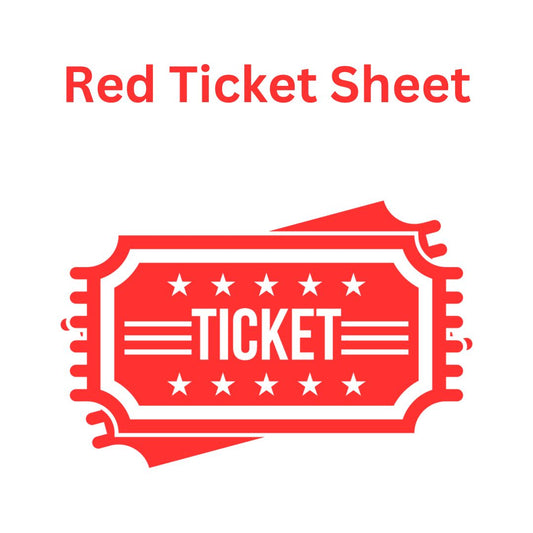 Red Tickets 25 for $25
