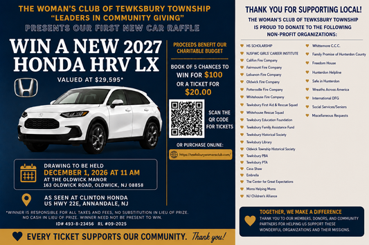 Car raffle Donation Box