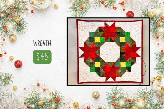 Wreath Quilted Mat
