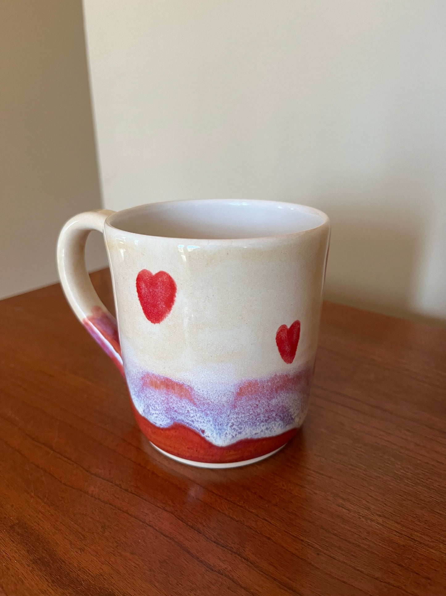 Hell Mountain Heart Mugs